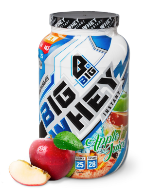 Big Whey 900 гр., Яблочный сок | Протеины